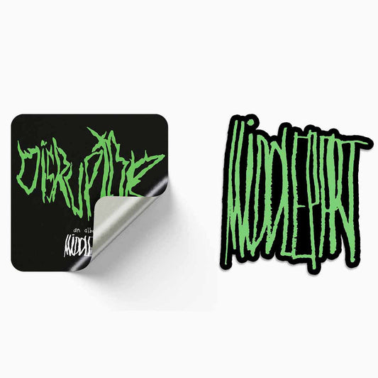 Middle Part "Disruptor" Stickers